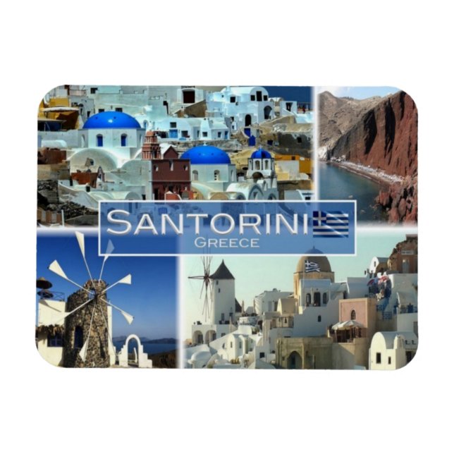 GR Greece - Santorini - Oia - Magnet (Horizontal)