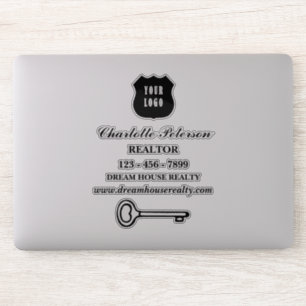 Grab Attention With Realtor Real Estate Laptop Sticker