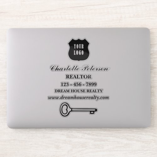 Grab Attention With Realtor Real Estate Laptop  Sticker