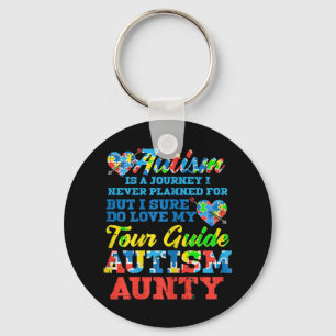 Grab this cute Autism Journey Never Planned Tour G Keychain