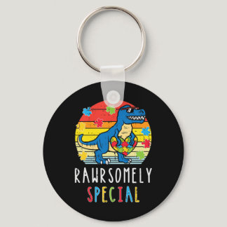 Grab this cute Trex Dino Rawrsomely Special T-Shir Keychain