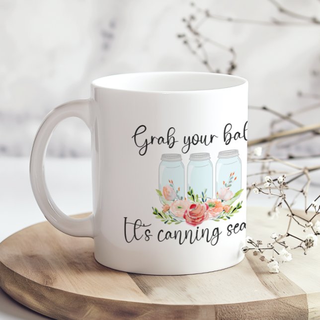 Grab Your Balls Jar Cooking Canning Season Coffee Mug (Creator Uploaded)