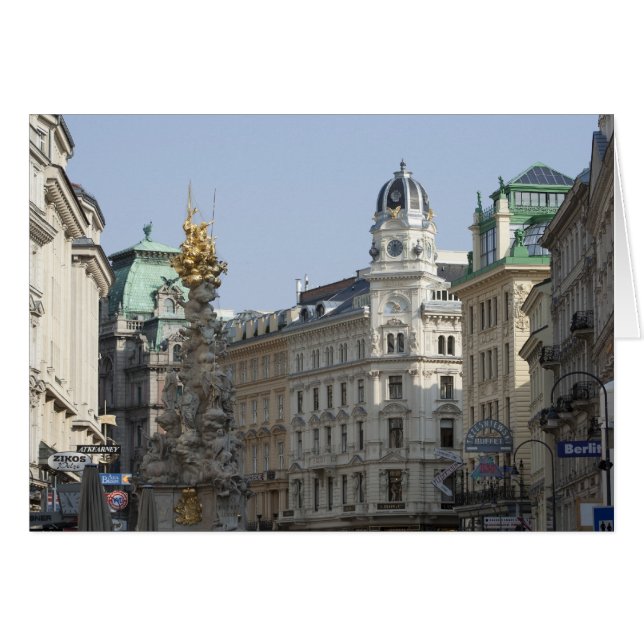 Graben, Vienna Austria Cards (Front Horizontal)