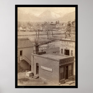 Grabill Mining Exchange & Photography CO 1888 Poster