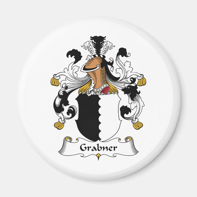 Grabner Family Crest Magnet (Front)