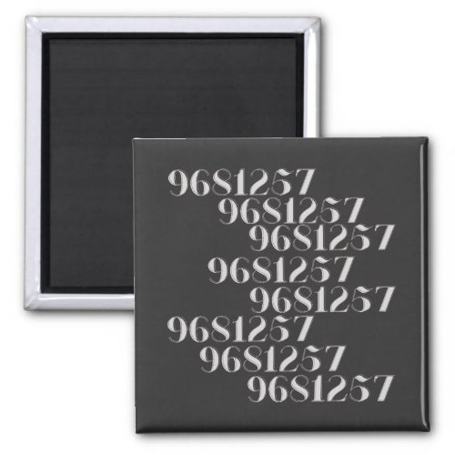 Grabovoi 9681257 Numbers    Magnet