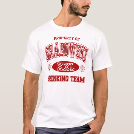 Grabowski Polish Drinking Team T Shirt
