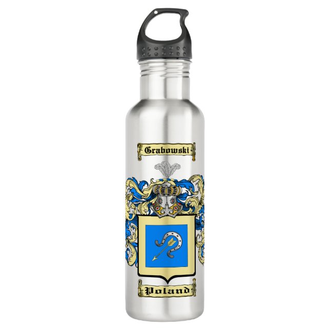Grabowski Stainless Steel Water Bottle (Front)