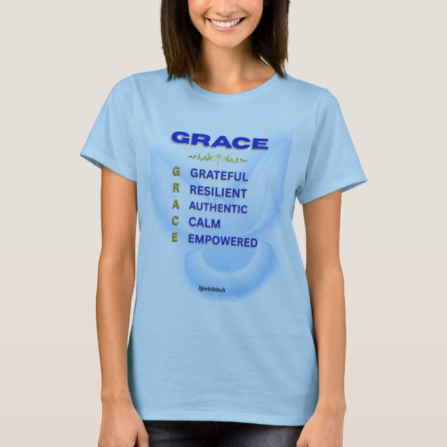GRACE Acronym Inspirational Women’s T‑Shirt T-Shirt (Front)