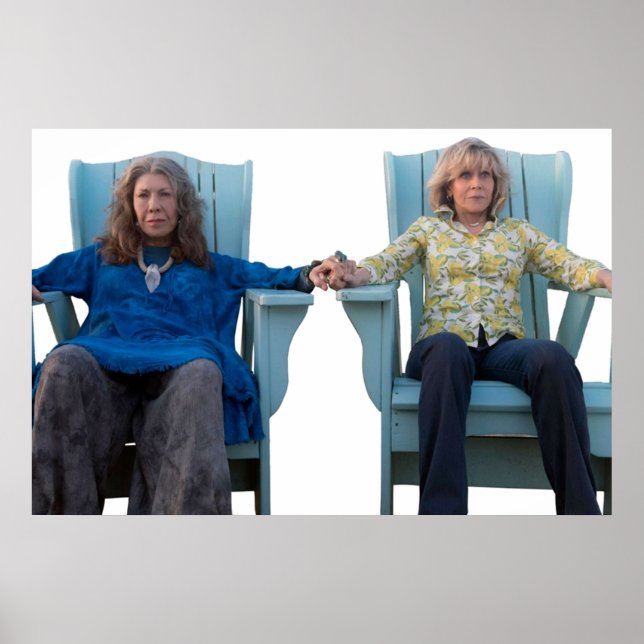 Grace and Frankie Sitting Poster (Front)