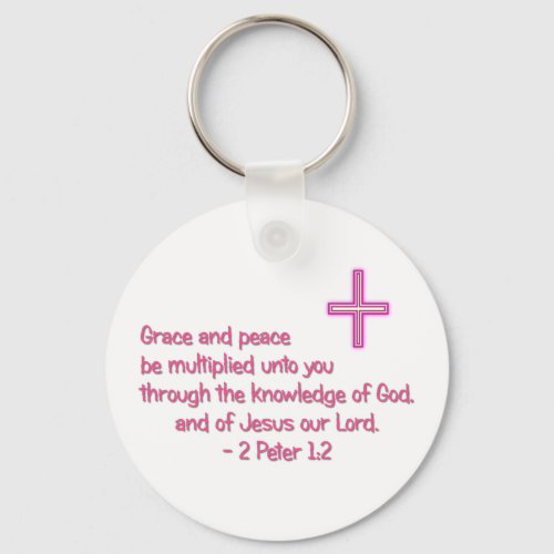 Grace and Peace Keychain
