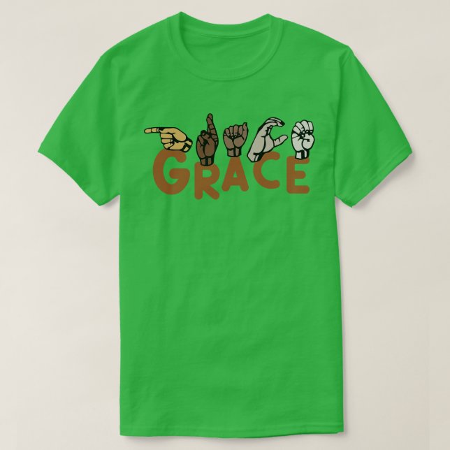 Grace ASL T-Shirt (Design Front)