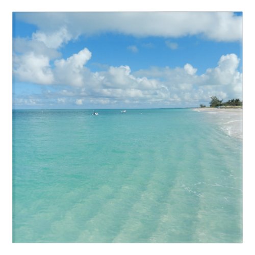 Grace Bay Beach in Turks and Caicos Islands Acrylic Print