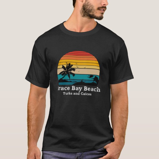 Grace Bay Beach Providenciales - Turks and Caicos T-Shirt (Front)