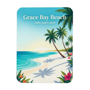 Grace Bay Beach Turks and Caicos Magnet