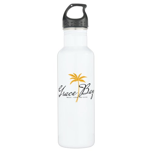 Grace Bay Beach Turks And Caicos Minimal Vintage Stainless Steel Water Bottle