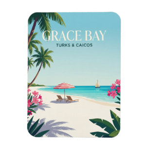 Grace Bay Turks & Caicos Magnet