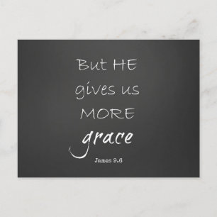 Grace Bible Verse Postcard