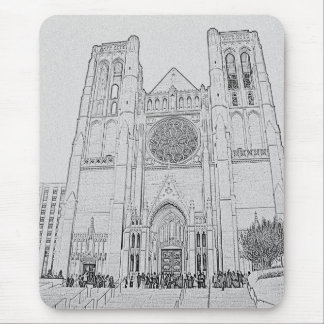 Grace Cathedral Mouse Pad