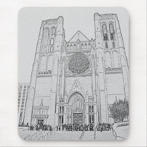 Grace Cathedral Mouse Pad