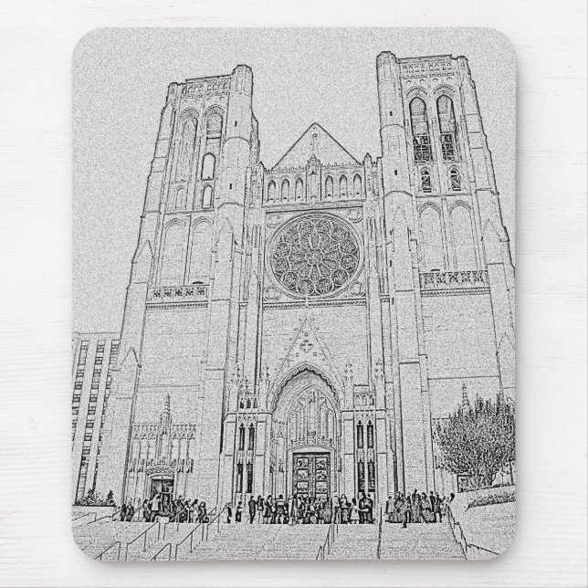 Grace Cathedral Mouse Pad (Front)