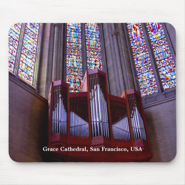 Grace Cathedral organ mousepad (Front)