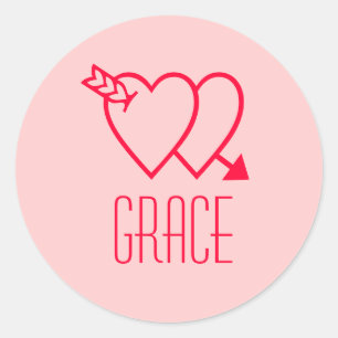 Grace Classic Round Sticker