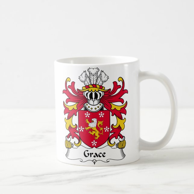 Grace Family Crest Coffee Mug (Right)