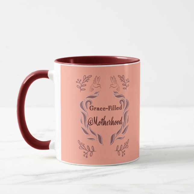  Grace-Filled Motherhood Celebrating Mothers Mug (Left)
