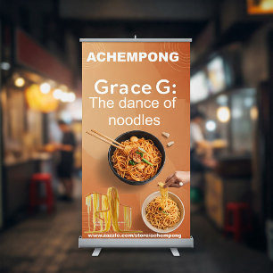 Grace G: The Dance of Noodles & Story An Achempong Retractable Banner