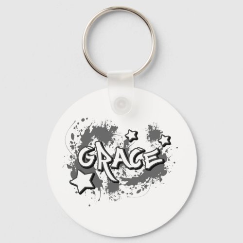 Grace Graffiti  Keychain