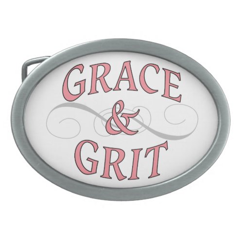 Grace  Grit girl power Belt Buckle