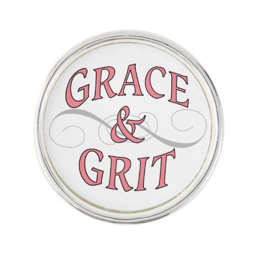 Grace  Grit girl power Lapel Pin