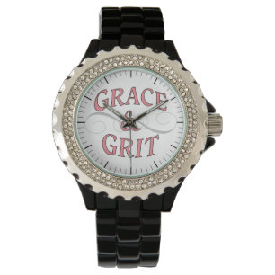 Grace & Grit in Pink and Gray Watch