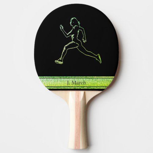Grace in Motion The Silhouette of Speed Ping Pong Paddle