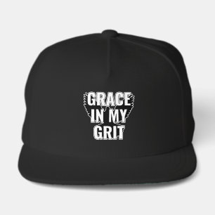 Grace in My Grit – Christian Country Slogan Snap Back Hat
