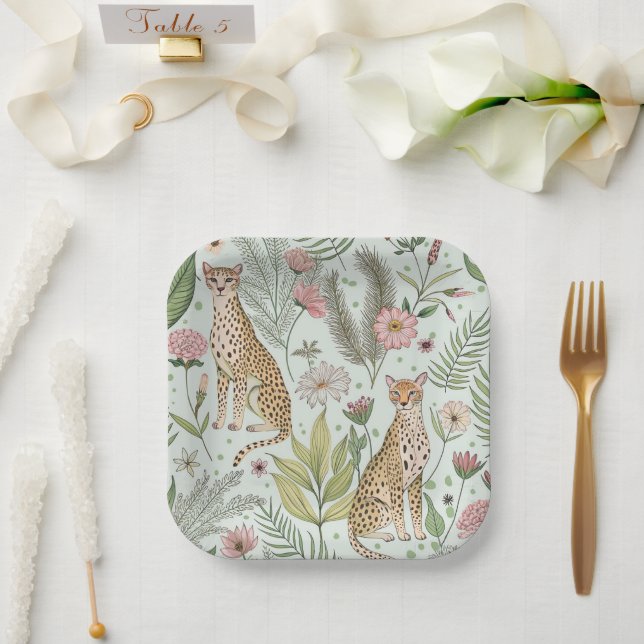 Grace in the Wild Paper Plates (Wedding)