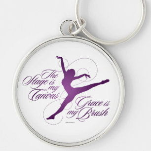 Grace Is My Brush (Dance) Keychain