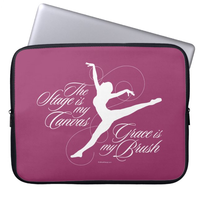 Grace Is My Brush (Dance) Laptop Sleeve (Front)