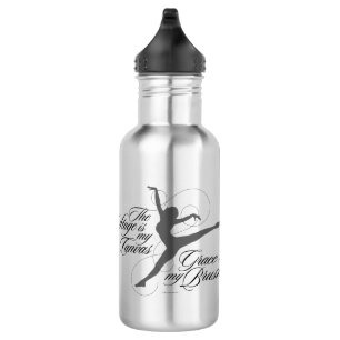 Grace Is My Brush (Dance) Stainless Steel Water Bottle