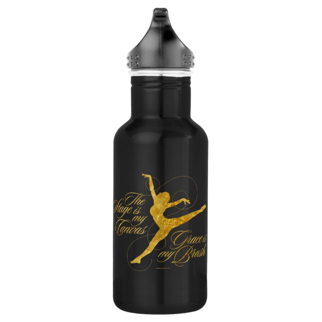 Grace Is My Brush (Dance) Water Bottle (Right)