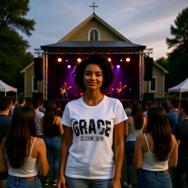 Grace Is Sufficient 2 Corinthians 12:9 Tee (Creator Uploaded)