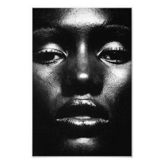 Grace Jones in black and white Photo Print