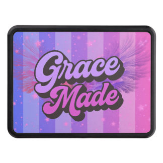 Grace Made Purple and Pink Christian Faith Hitch Cover