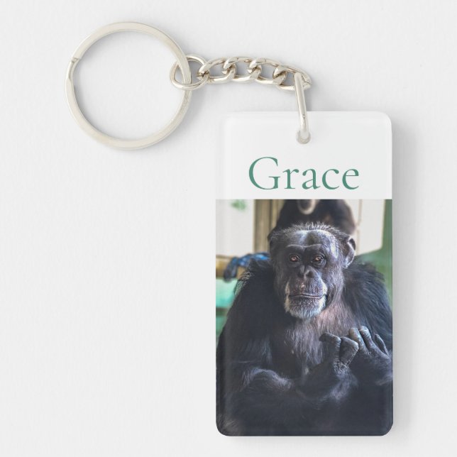 Grace, Member of Ron's Family Keychain (Front)