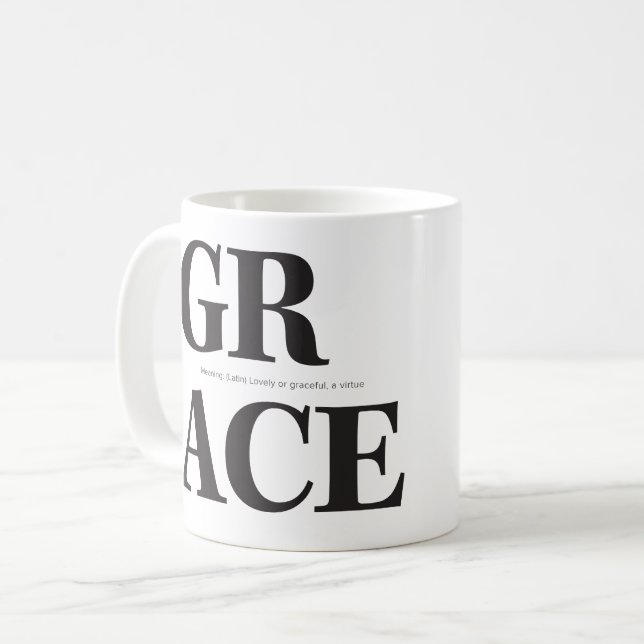 Grace Name Mug (Front Left)