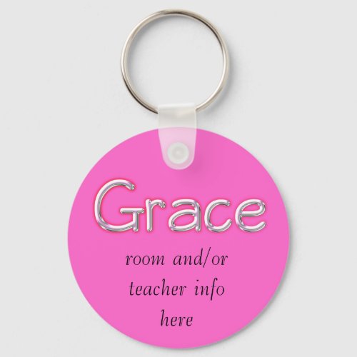 Grace Name Tag Key Chain