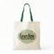 Grace Note Green Fancy Logo Tote Bag