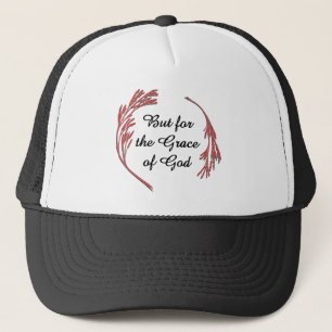 Grace Of God Recovery Slogan Inspirational Saying Trucker Hat