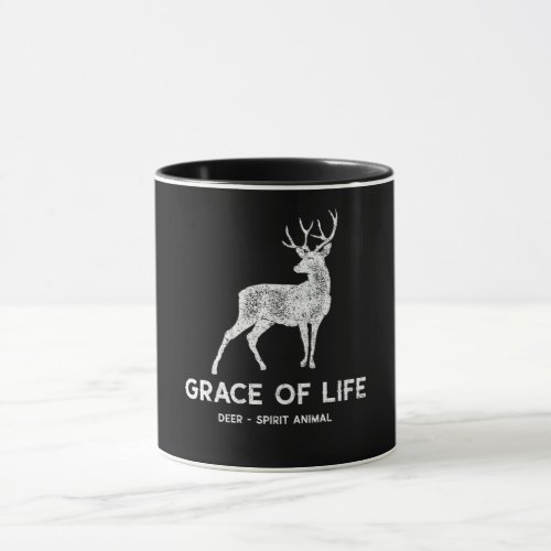 Grace of life wild deer spirit animal mug